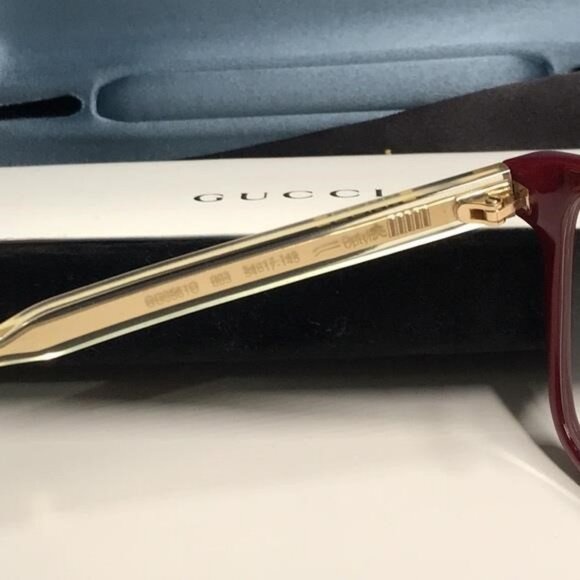 Gucci Burgundy Eyeglasses GG0561o 003 - Picture 12 of 12